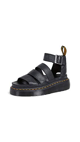 Dr.Martens Clarissa II Quad skórzane sandały damskie, czarny, 39 eu