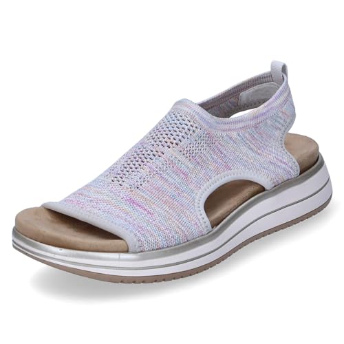 Remonte D1j52, sandały damskie, Lilac Multi 90, 42 EU