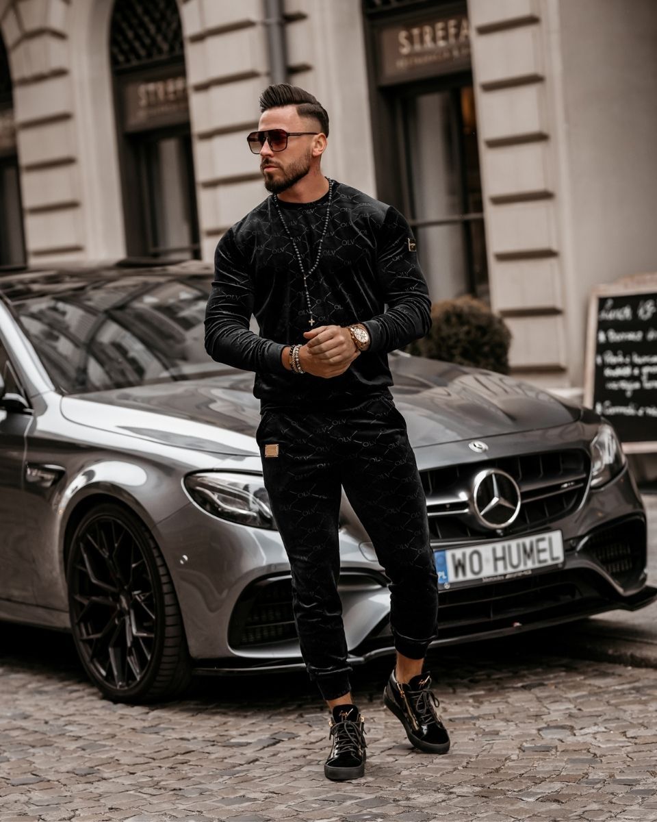 Komplet męski OLAVOGA ERIK czerń M - Olavoga