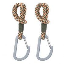 Lassig Casual Label Uniwersalne sznurkowe zaczepy do torby do wózka olive red 2 szt.