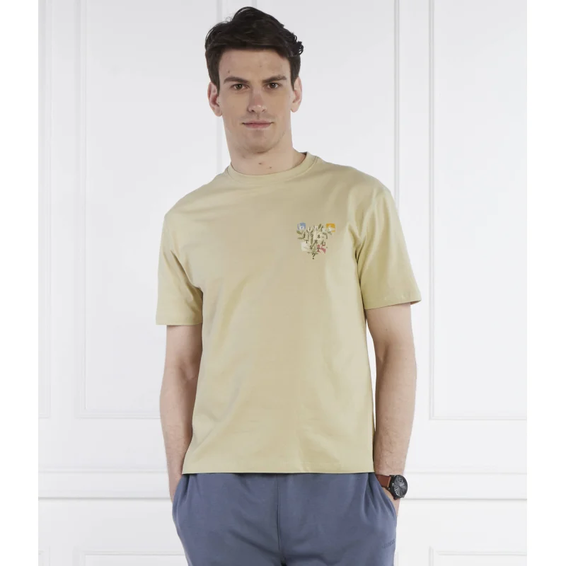 GUESS T-shirt SS CN SMALL ABSTRACT | Classic fit