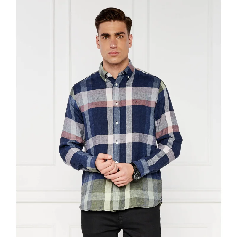 Tommy Hilfiger Lniana koszula | Regular Fit