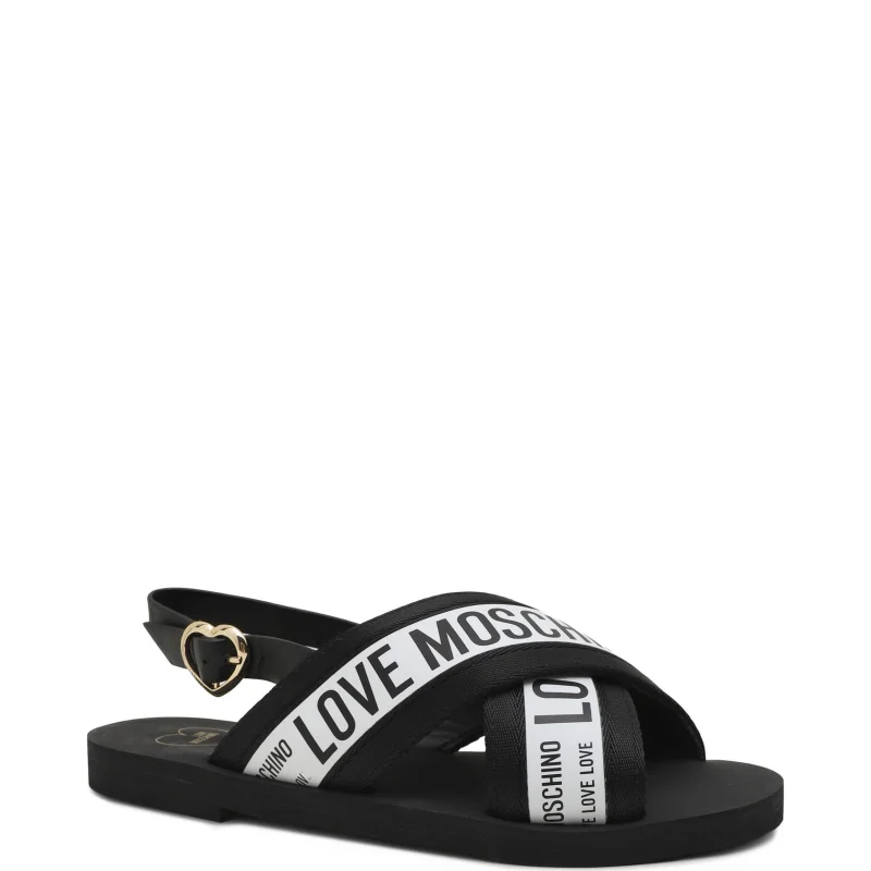 Love Moschino Sandały | z dodatkiem skóry