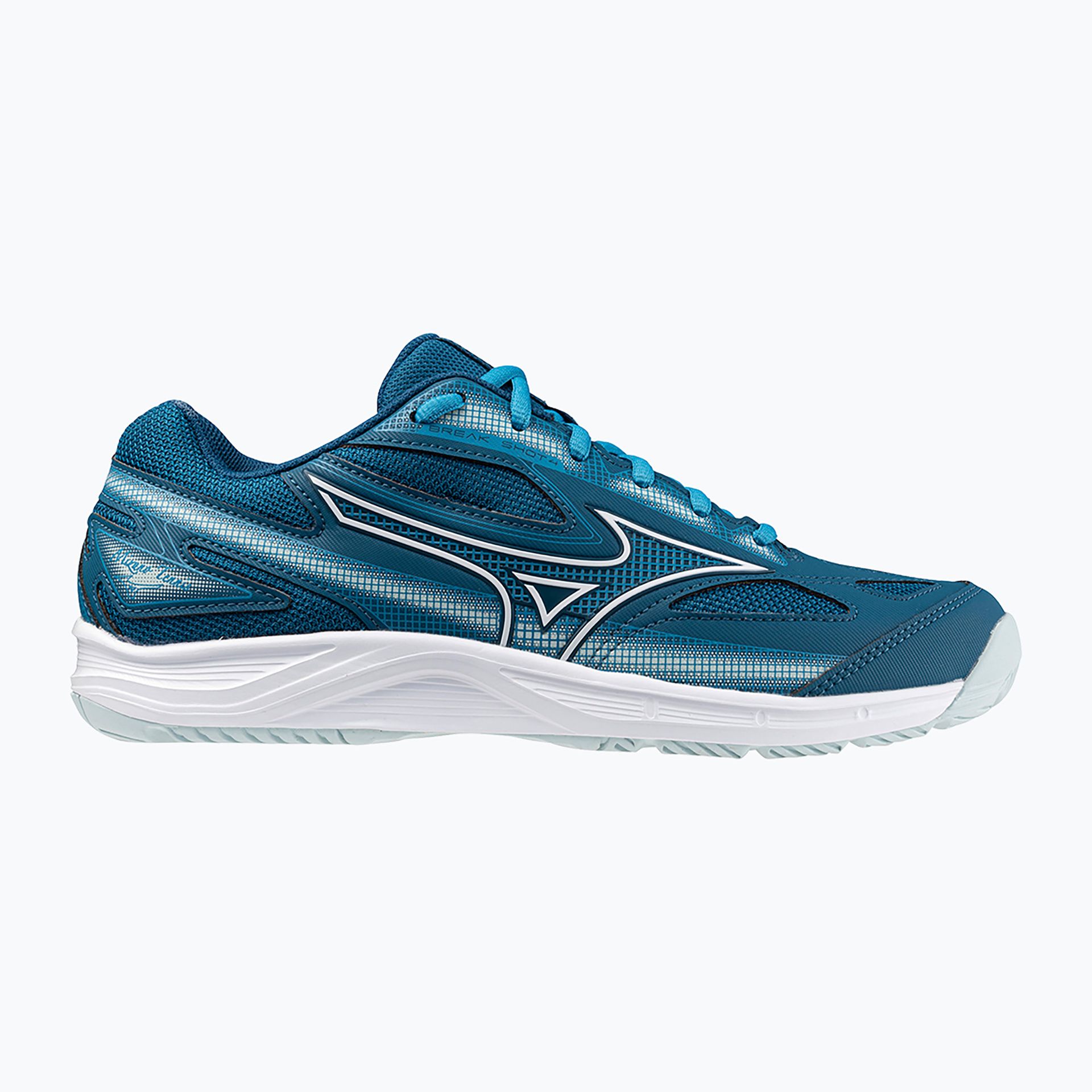 Buty do tenisa Mizuno Break Shot 4 AC moroccan blue / white / blue glow