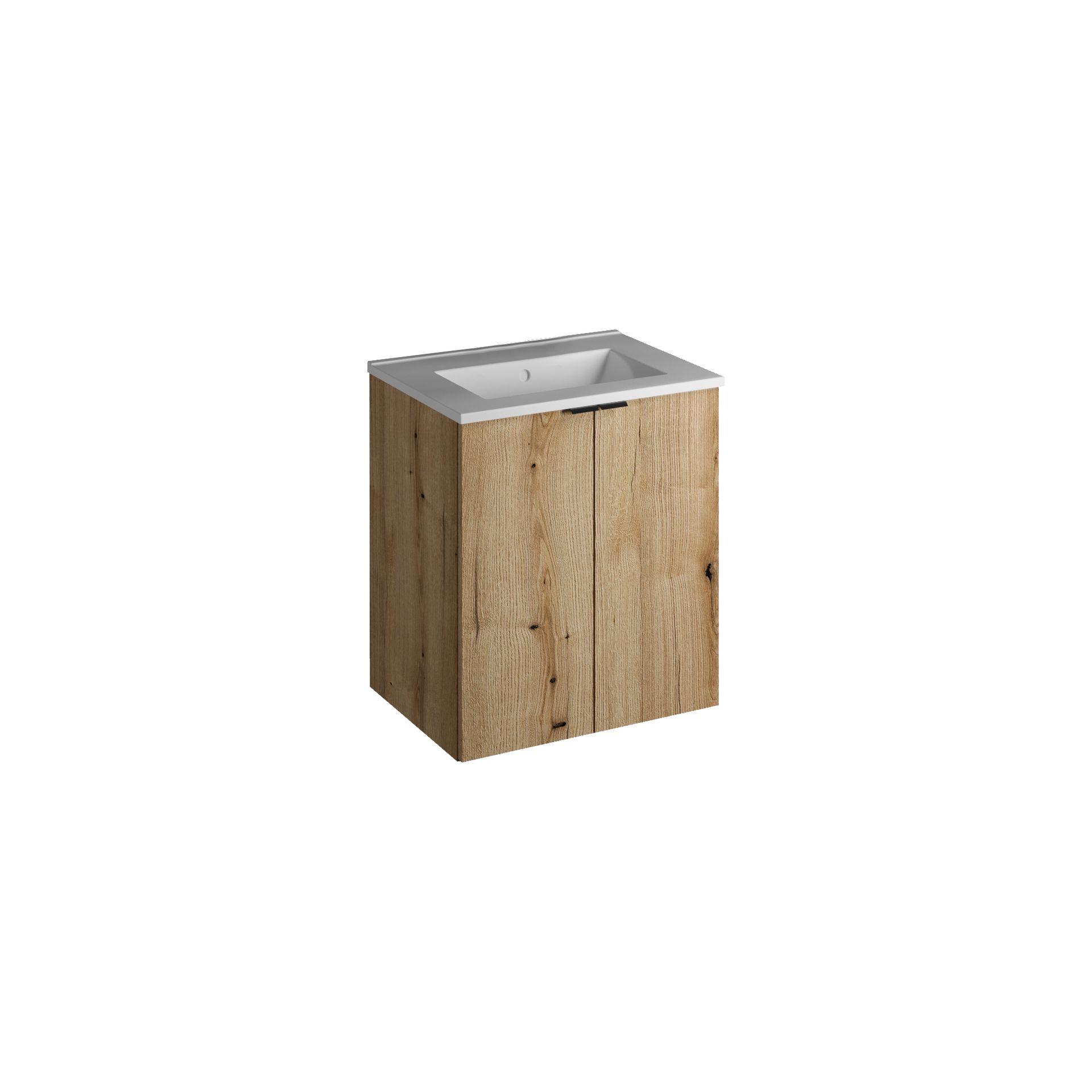 Szafka Łazienkowa Wisząca z Umywalką 82-50-2D Nova Oak Comad Dąb Coast Evoke