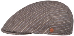 Kaszkiet Sidney Paros Stripes by Mayser, brązowy, M (56-57 cm)