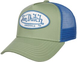 Czapka Trucker Boston Oval Patch by Von Dutch, zielono-niebieski, One Size