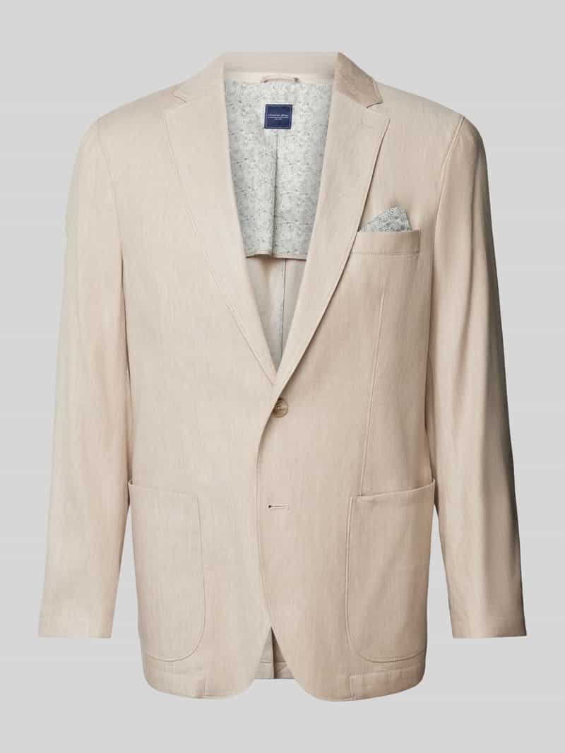 Marynarka lniana z brustaszą