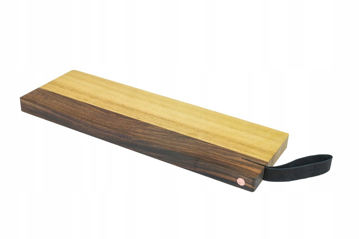 deska kuchenna akacjowo-orzechowa 35 x 12 cm BLACK