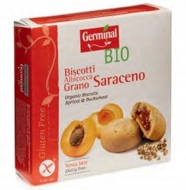 BEZGLUTENOWE ORGANICZNE CIASTECZKA GRYCZANE Z MORELĄ BIO GERMINAL