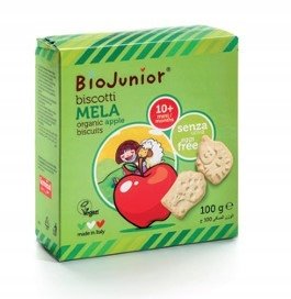 ORGANICZNE BATONIKI JABŁKOWE DLA DZIECI BIO JUNIOR GERIMNAL 100G
