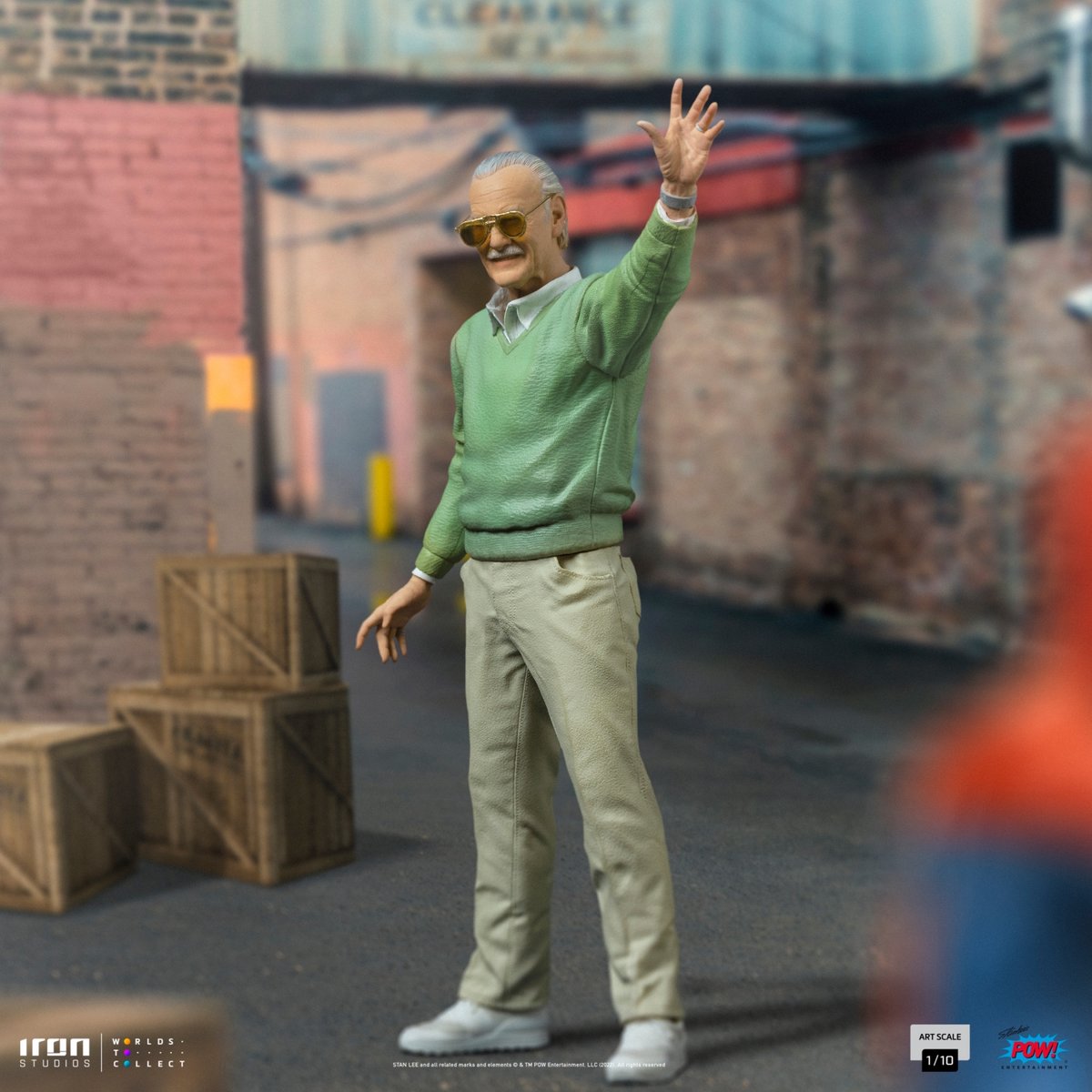 Figurka Marvela w skali artystycznej Stan Lee Legendarne lata 1/10 21 cm