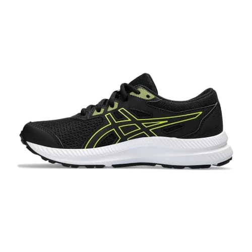 ASICS Contend 8 Gs sneakersy chłopięce, Black Bright Yellow, 33 EU