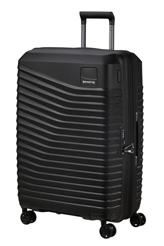 Samsonite Intuo Spinner M, walizka z możliwością rozszerzenia, 69 cm, 79/87 l, czarna (czarna), czarny (czarny), Spinner M (69 cm - 79/87 L), Walizki i wózki