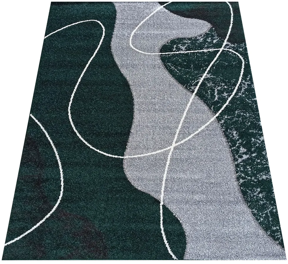 Prostokątny Geometryczny Dywan W Nowoczesnym Stylu F1-S72