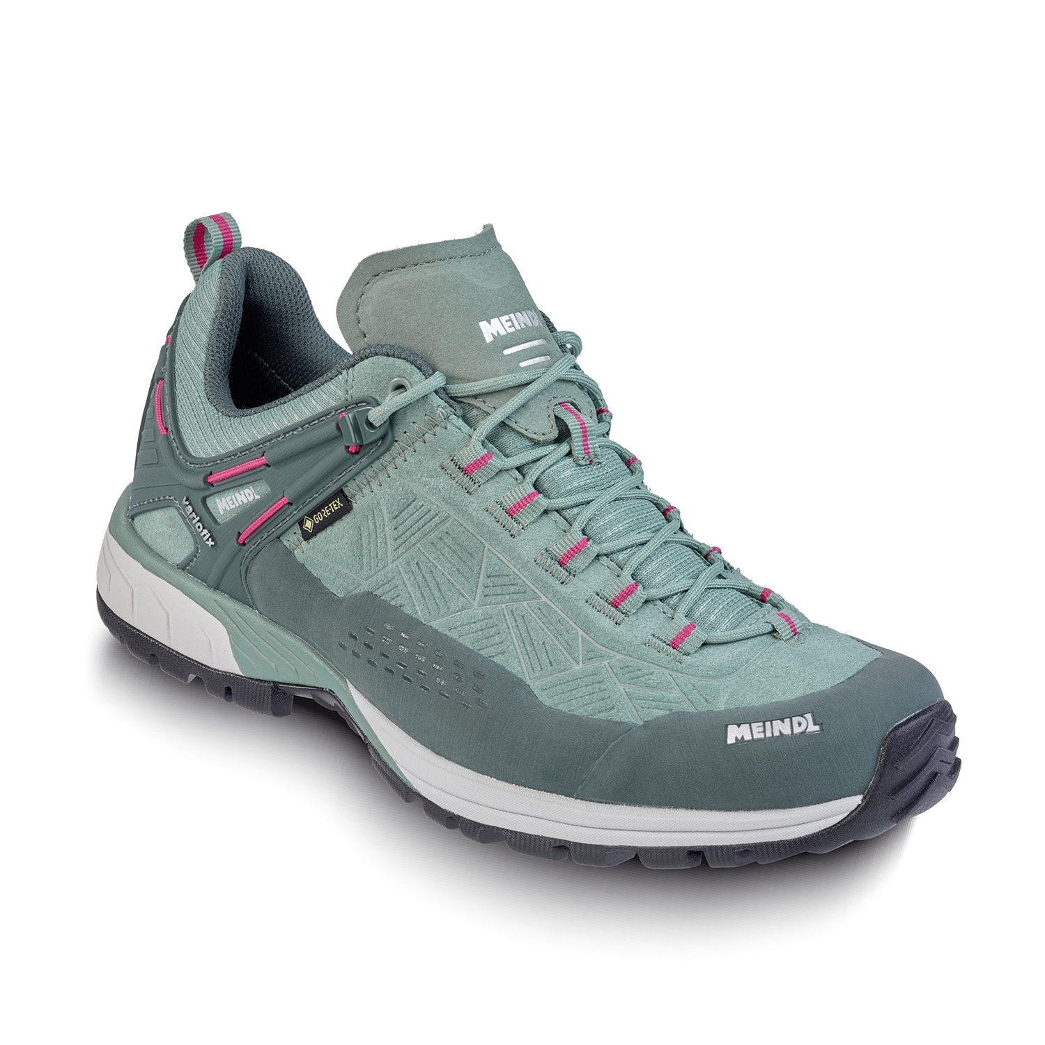 Damskie buty turystyczne Meindl Top Trail GTX green/red - 4,5