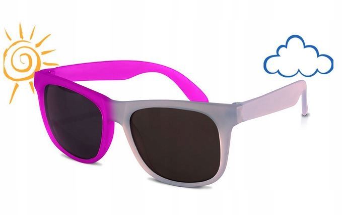 Okulary Przeciwsłoneczne Dziecięce Real Shades Switch Blue-Purple 4-7 lat