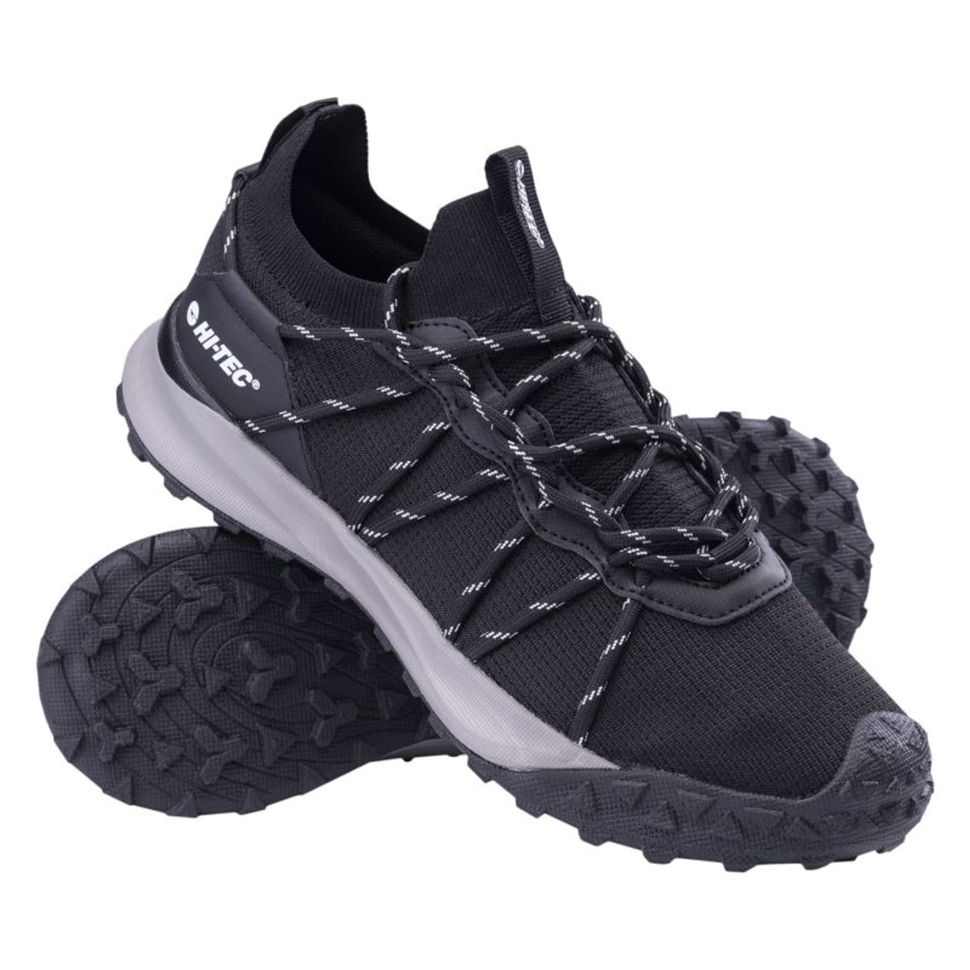 Buty trekkingowe męskie Hi-Tec Męskie buty trekkingowe turystyczne Hi-tec Stricko czarne rozmiar 45