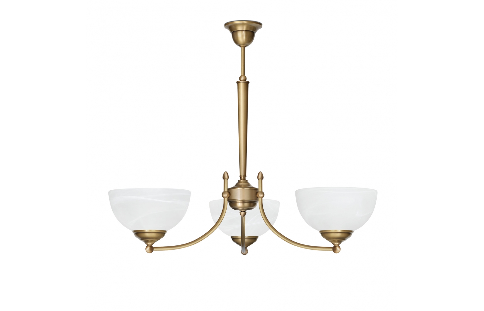 Żyrandol mosiężny trójramienny Y-S3A