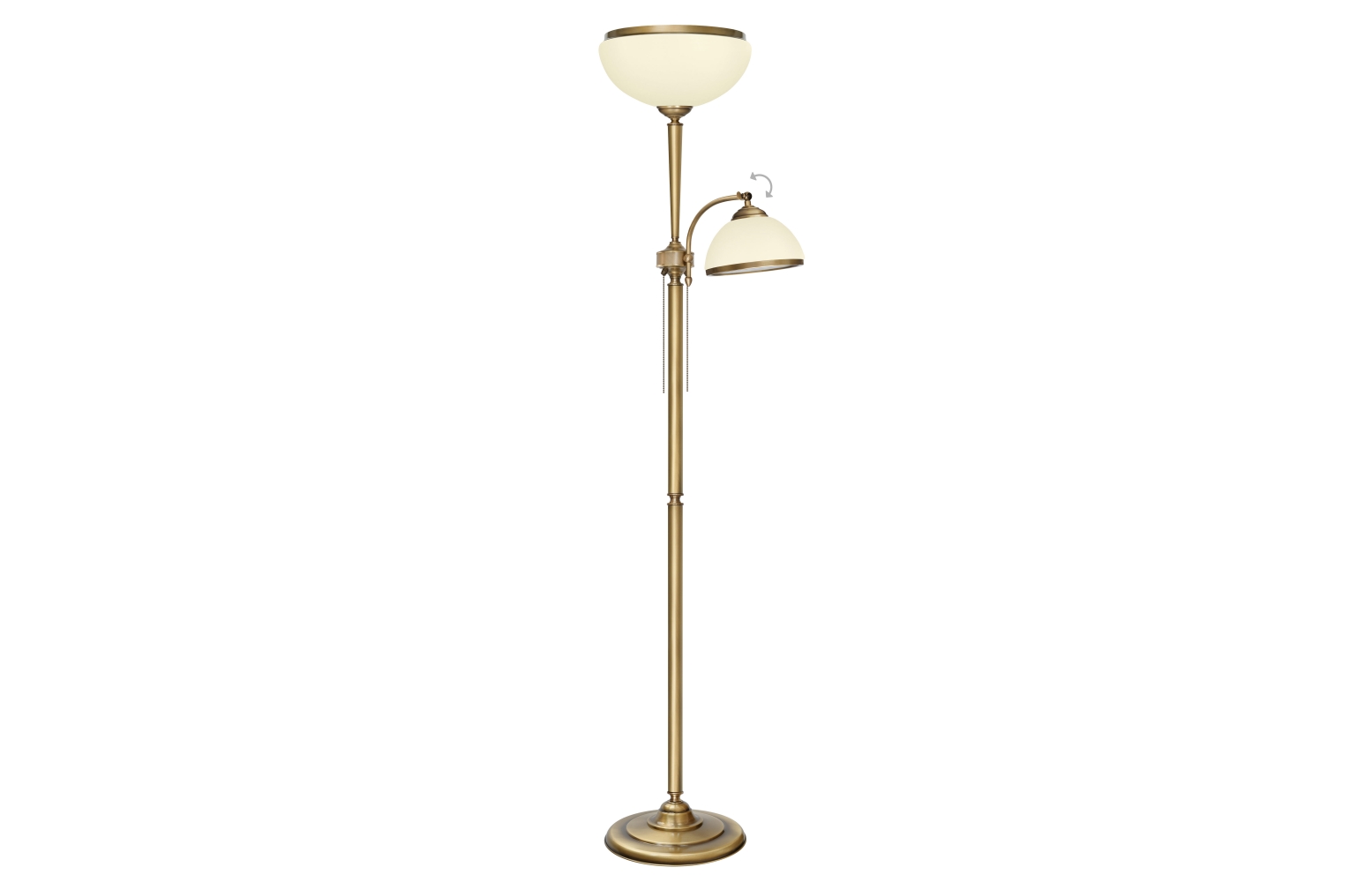 Mosiężna lampa podłogowa do salonu YR-P2E