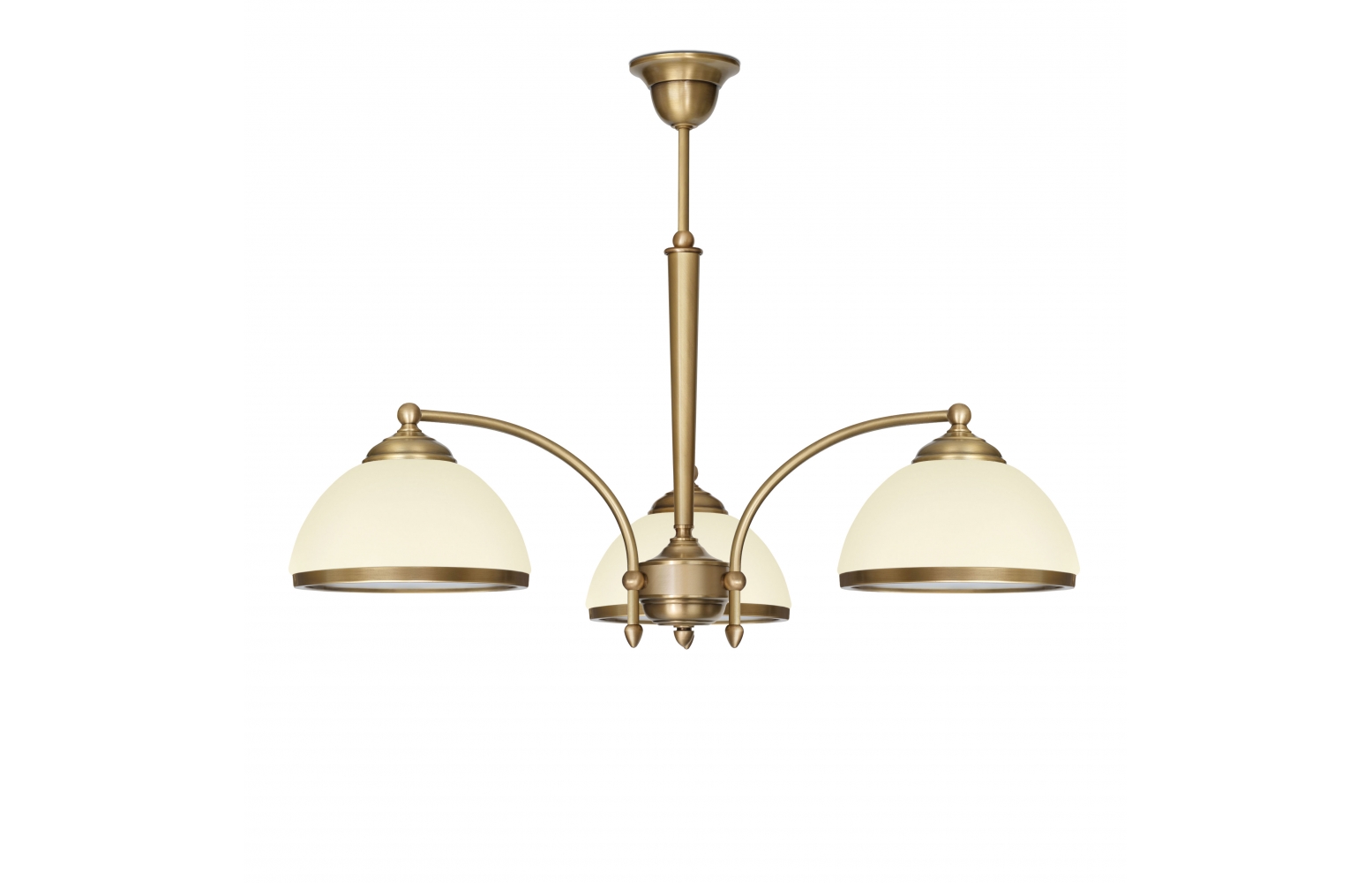 Żyrandol mosiężny potrójny YR-S3E