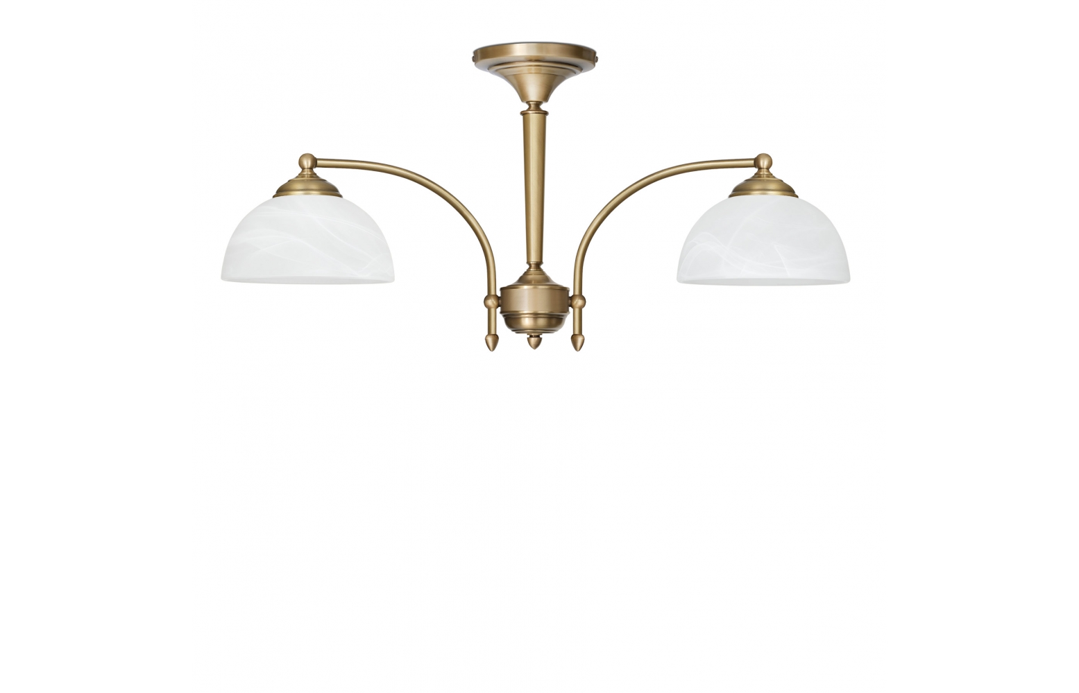 Niski żyrandol mosiężny Y-S2K