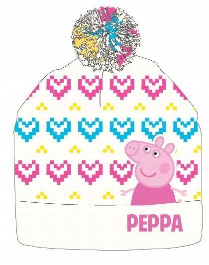 Peppa Czapka Zimowa Dziewczęca 52 54 2-8 Lat