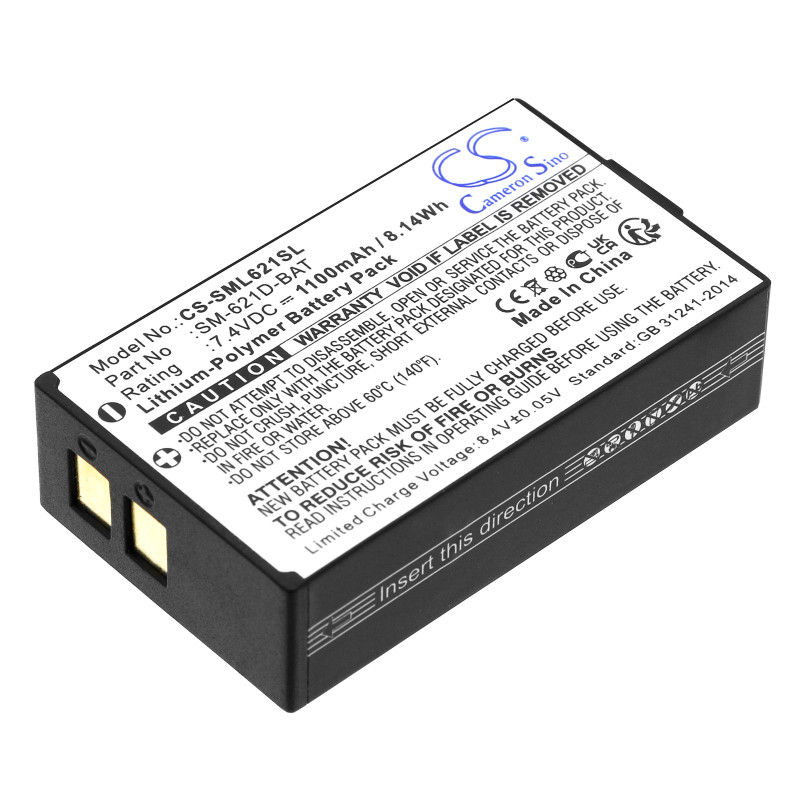 Simolio SM-621 / SM-621D-BAT 1100mAh 8.14Wh Li-Polymer 7.4V (Cameron Sino)