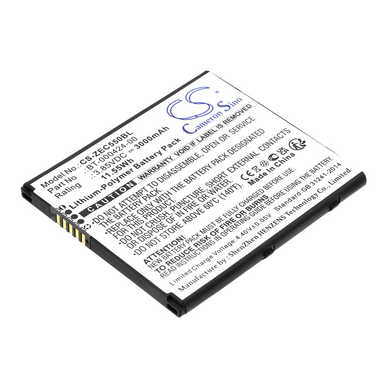 Zebra EC50 / BT-000424-00 3000mAh 11.55Wh Li-Polymer 3.85V (Cameron Sino)