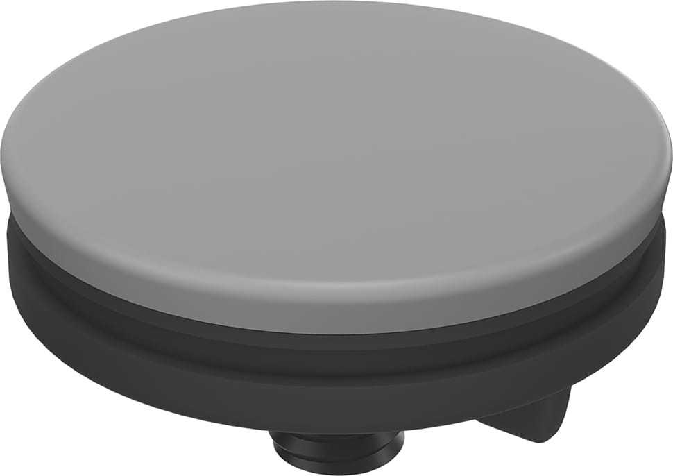 Zaślepka QUADRON 45mm SILVER STONE (szary) (M4421_GR)