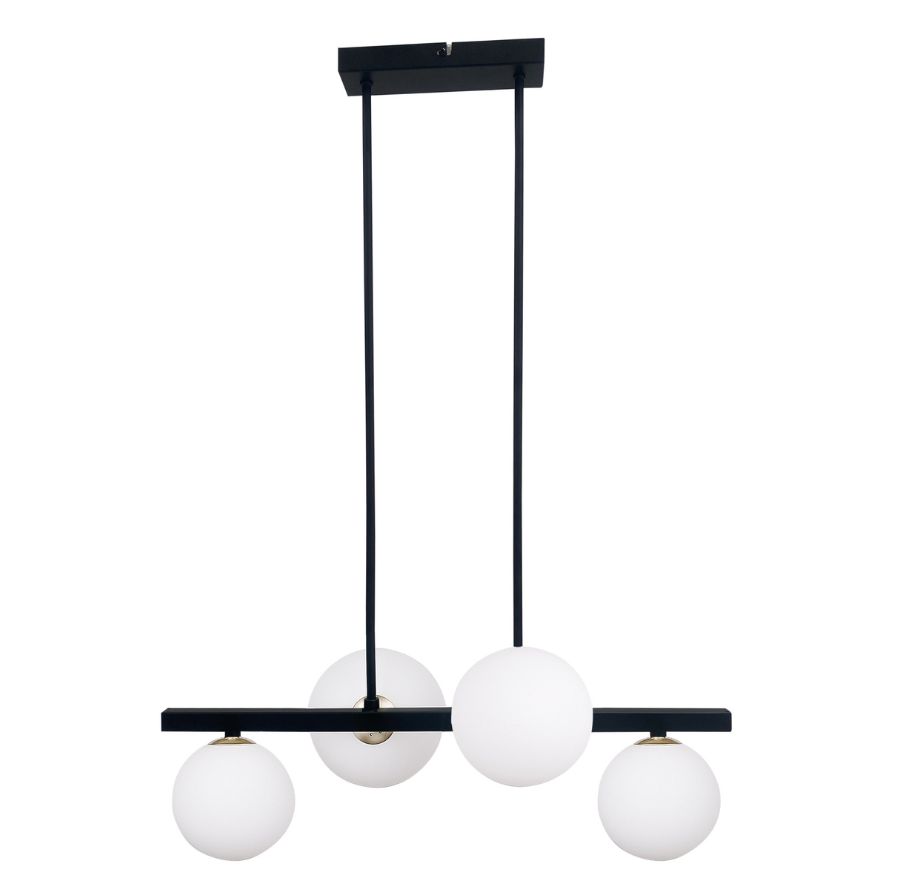 Nowoczesny czarny żyrandol Z7-N68