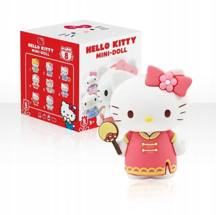 hello kitty  dress-up seria figurka w ciemno yume toys