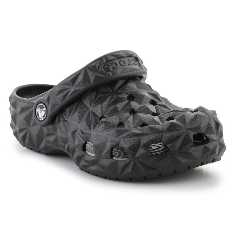 Klapki Crocs Classic Geometric Clog K Jr 209572-001 czarne