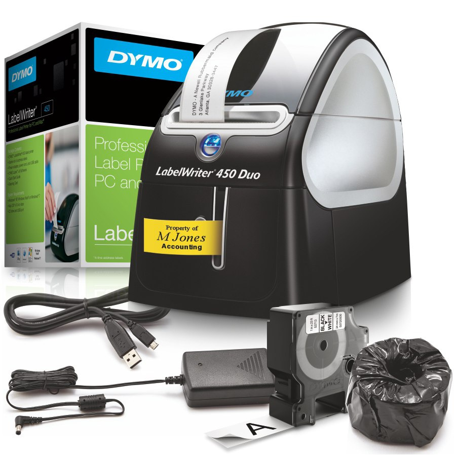 Drukarka etykiet DYMO LabelWriter LW 450 Duo 300 DPI szer. do 62 mm | PC: USB | KUP z zamiennikami i oszczędzaj! - ZADZWOŃ 730 811 399