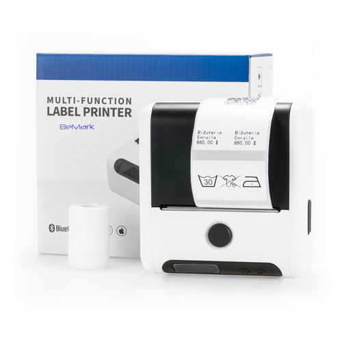 Mini drukarka etykiet Phomemo M200 biała Bluetooth szer. do 75 mm 203 DPI | KUP z zamiennikami i oszczędzaj! - ZADZWOŃ 730 811 399