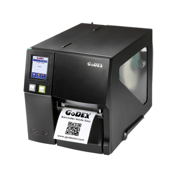 Drukarka etykiet Godex ZX1200i termiczna i termotransferowa 203DPI do 104 mm PC, MAC: Ethernet, RS232, USB