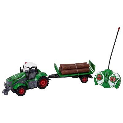 Traktor R/C z przyczepą do przewożenia drewna 1:24 Askato