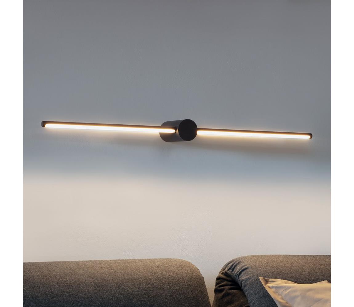 Ideal Lux - LED Łazienkowe oświetlenie lustra FILO LED/12,5W/230V IP44 czarne