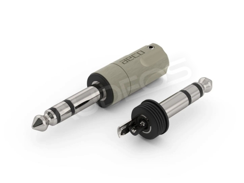 aeco AT6-1231R wtyk 6,35 mm TRS rodowany