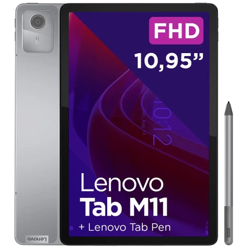 Tablet Lenovo M11 4/128 GB Wi-Fi szary + Pen