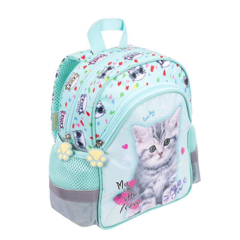 St.Majewski, Plecak Przedszkolny My Little Friend Mint Kitty