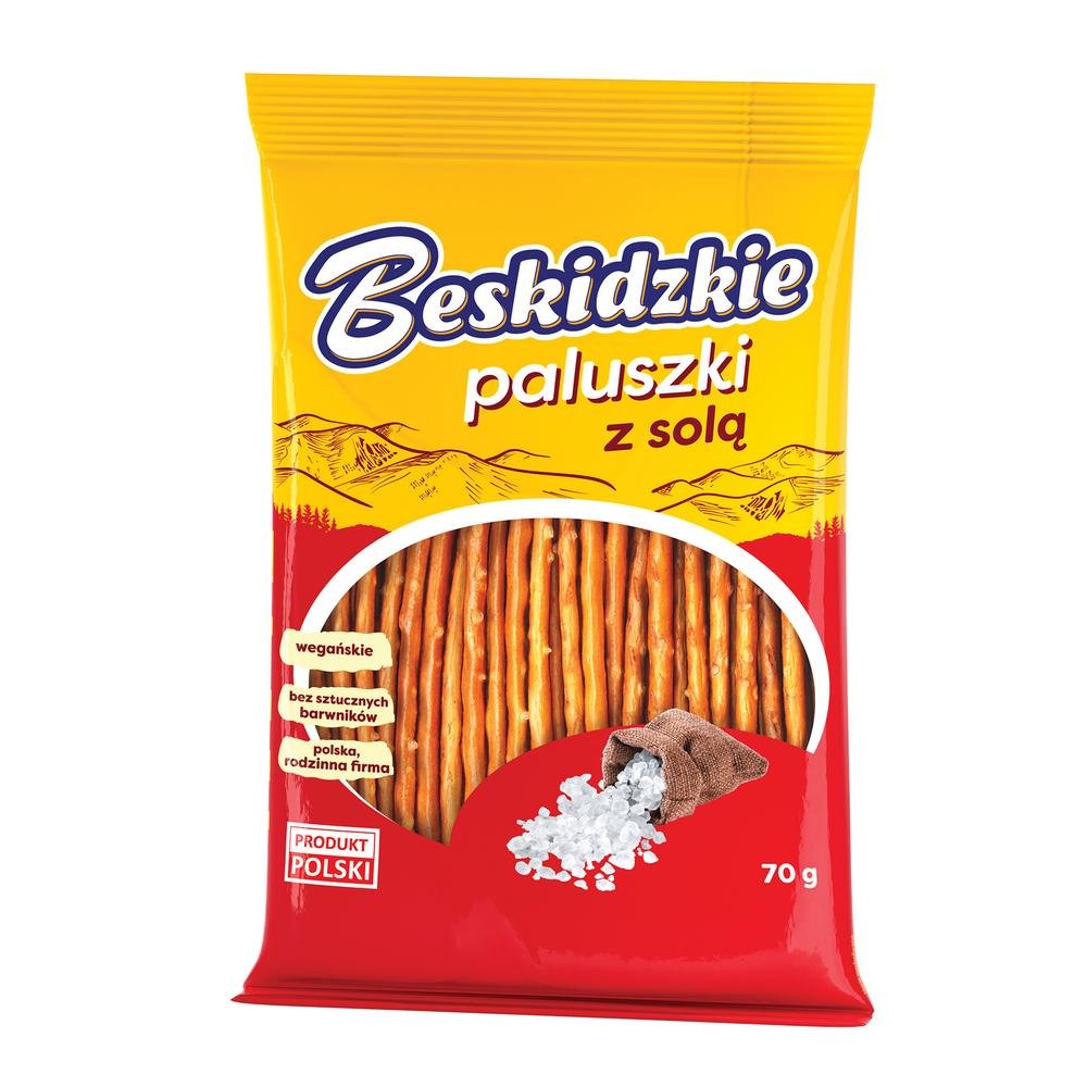 Beskidzkie paluszki z solą 70g 20 szt.