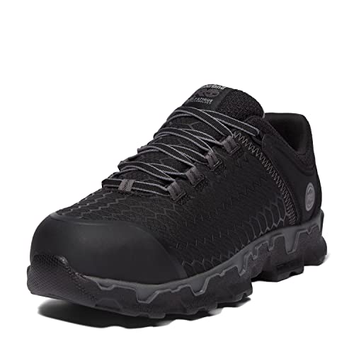 Timberland Pro Męskie Power train sport stop bezpieczeństwo palce elektryczne zagrożenie sportowe buty robocze, Czarny syntetyczny - 38.5 EU