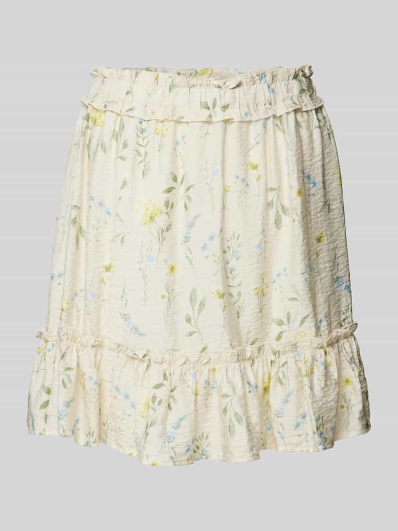 Spódnica mini z kwiatowym nadrukiem model ‘JOSIE’