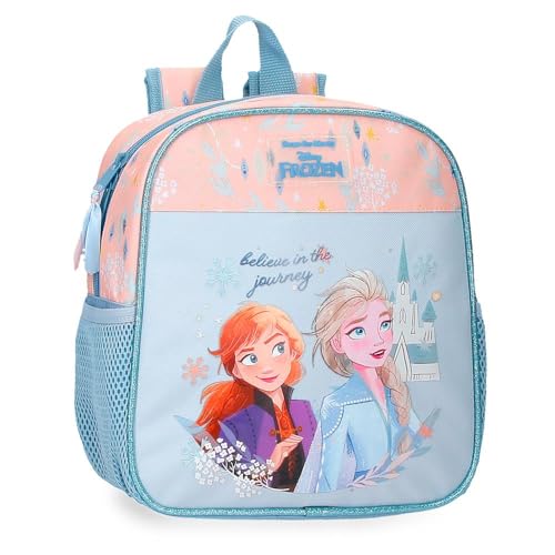 Joumma Disney Frozen Believe in The Journey Plecak do przedszkola Niebieski 21x25x10 cm Poliester 4,56 l, Niebieski, Plecak do przedszkola