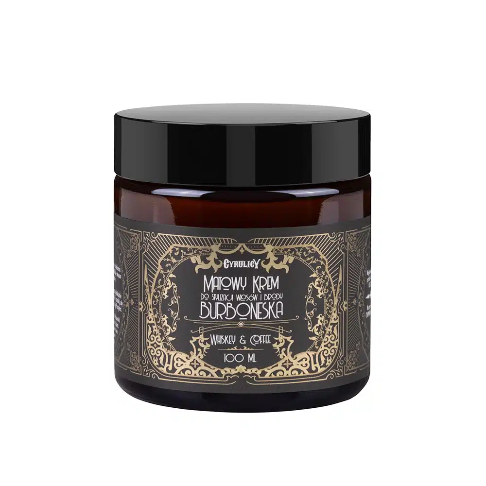 Cyrulicy, matowy krem do stylizacji włosów i brody Burboneska, 100ml