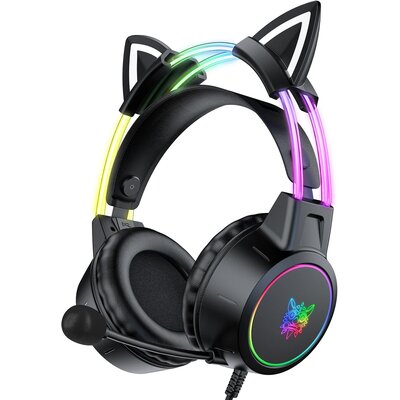 ONIKUMA X15 Pro kocie uszy czarne