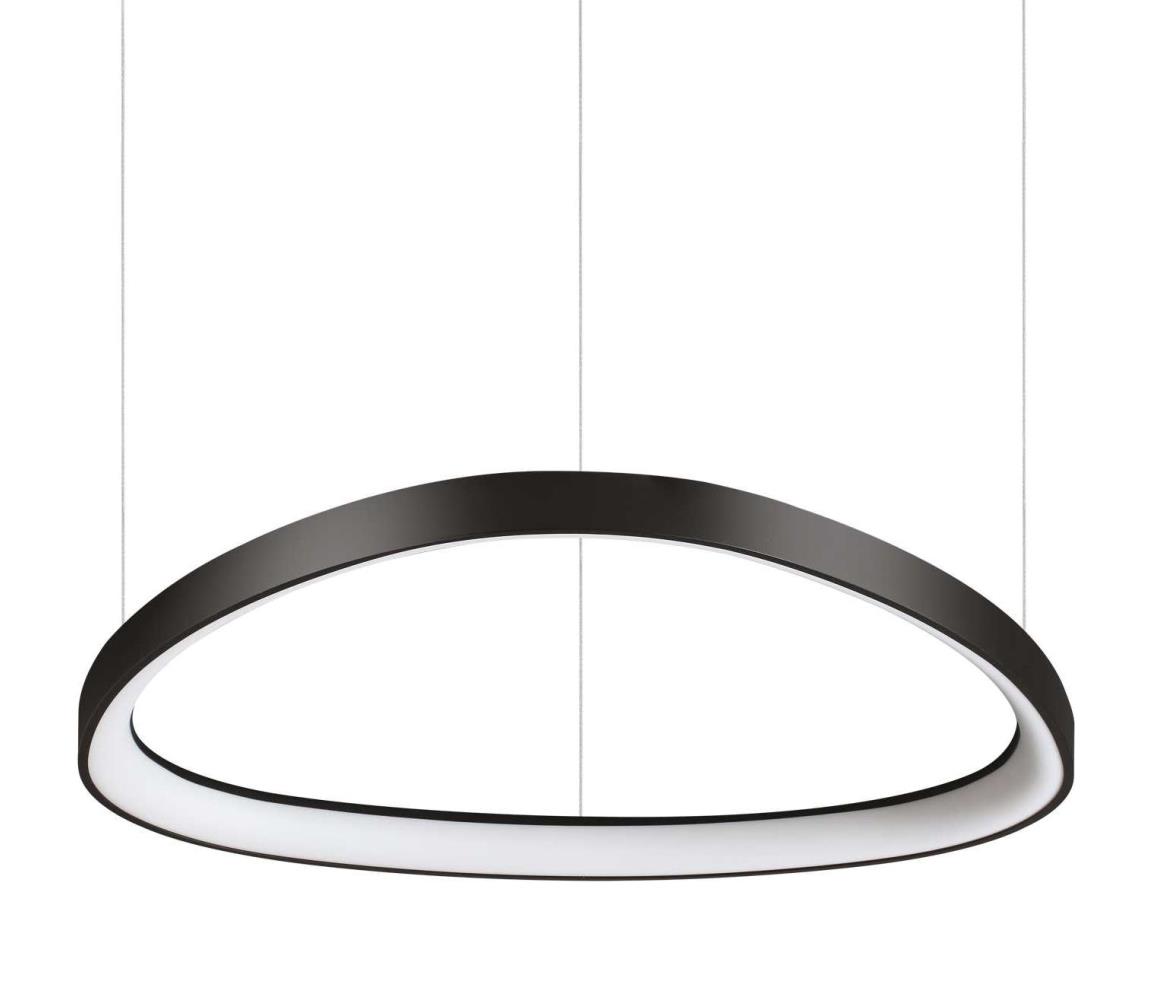 Ideal Lux - LED Żyrandol ściemnialny na lince GEMINI LED/48W/230V śr. 61 cm czarna