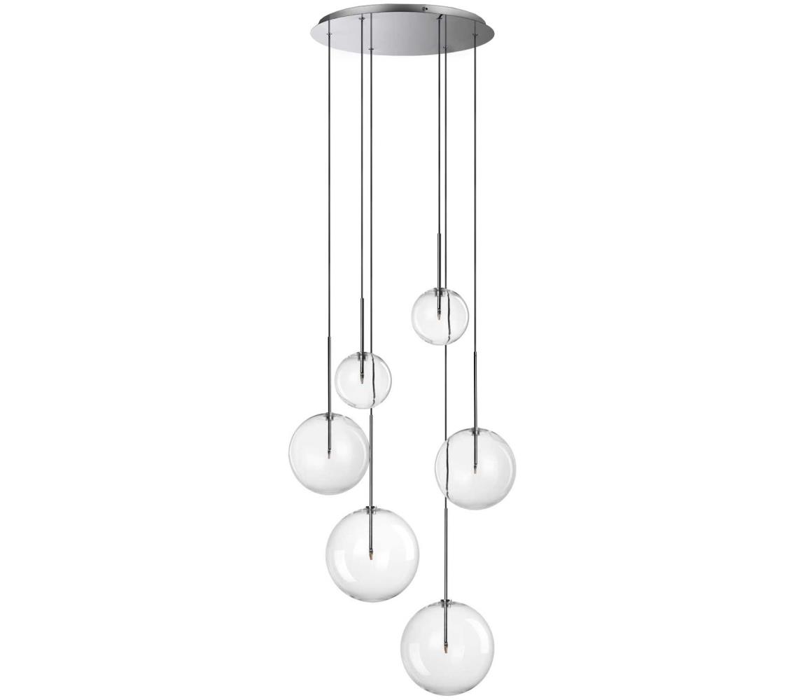 Ideal Lux - LED Żyrandol na lince EQUINOXE 6xG4/2W/230V chrom