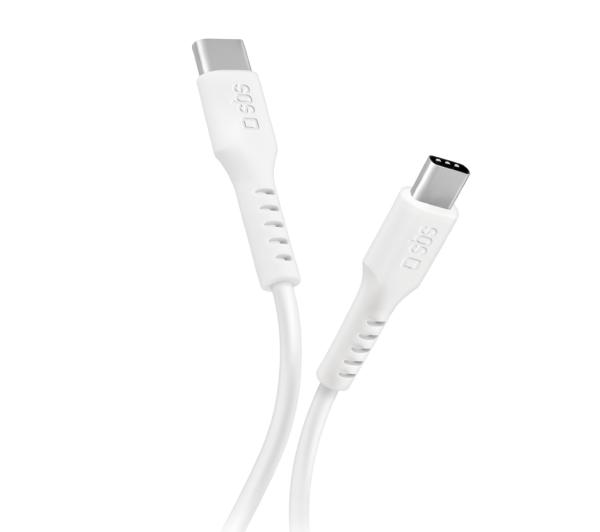 SBS USB-C do USB-C 25W 1m Biały